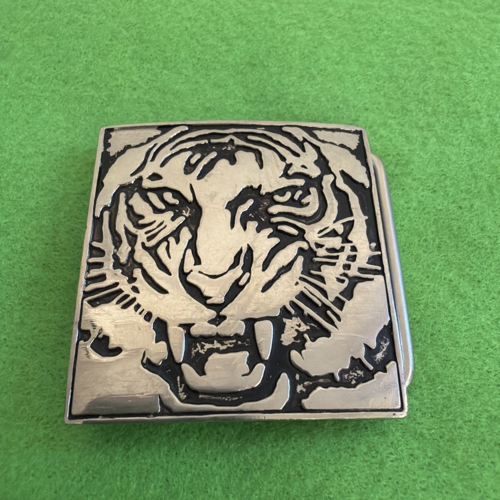 Vintage Flying Tiger  Belt Buckle Cargo Airline Memorabilia